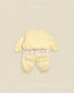 (Pre-order) OOTTBEBE Fall - Cutie Rabbit Top & Bottom Set - 큐티레빗상하복 (2 Colors)