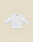 (Pre-order) OOTTBEBE Fall - Dot Lettuce Edge Tee - 도트날라리티 (2 Colors)