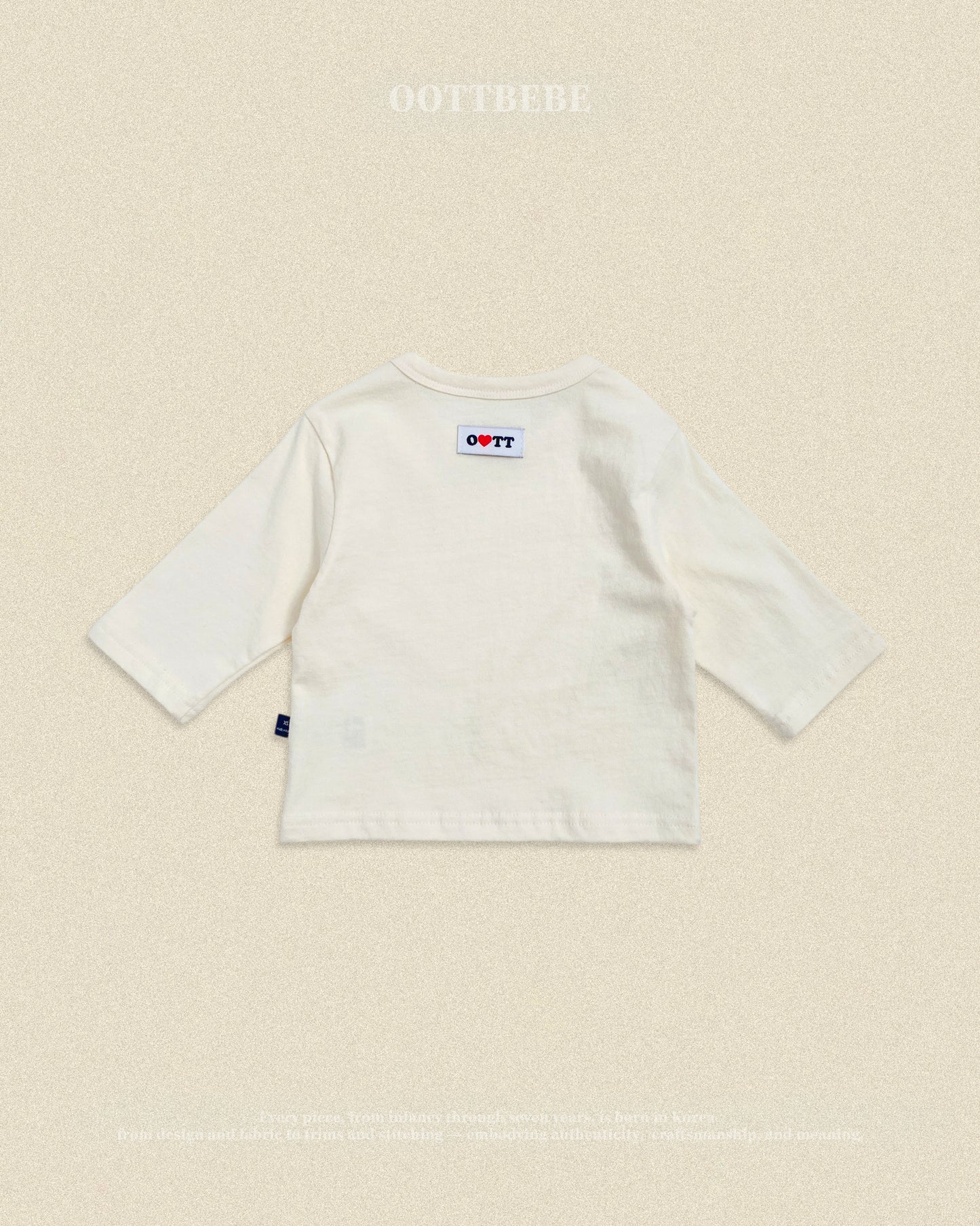 (Pre-order) OOTTBEBE Fall - OOTT Mix Long Sleeve Tee - 오뜨믹스티셔츠 (4 Colors)