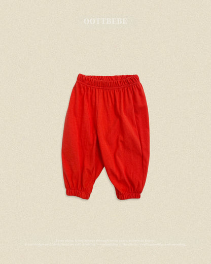 (Pre-order) OOTTBEBE Fall - Jelly Mix Balloon Jogger Pants - 젤리믹스고쟁이팬츠 (4 Colors)