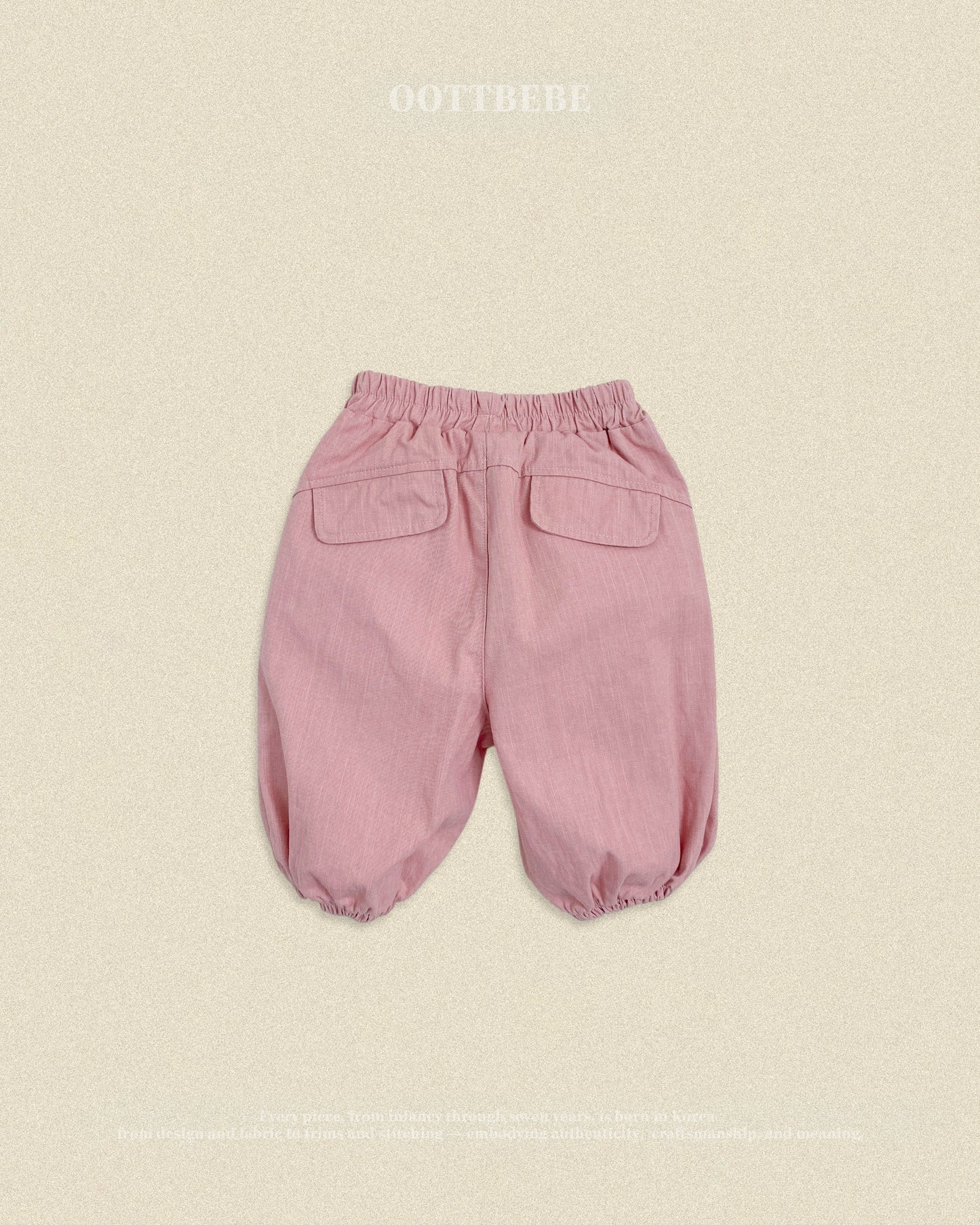 (Pre-order) OOTTBEBE Fall - Hip Slub Pants - 힙한슬럽팬츠 (2 Colors)
