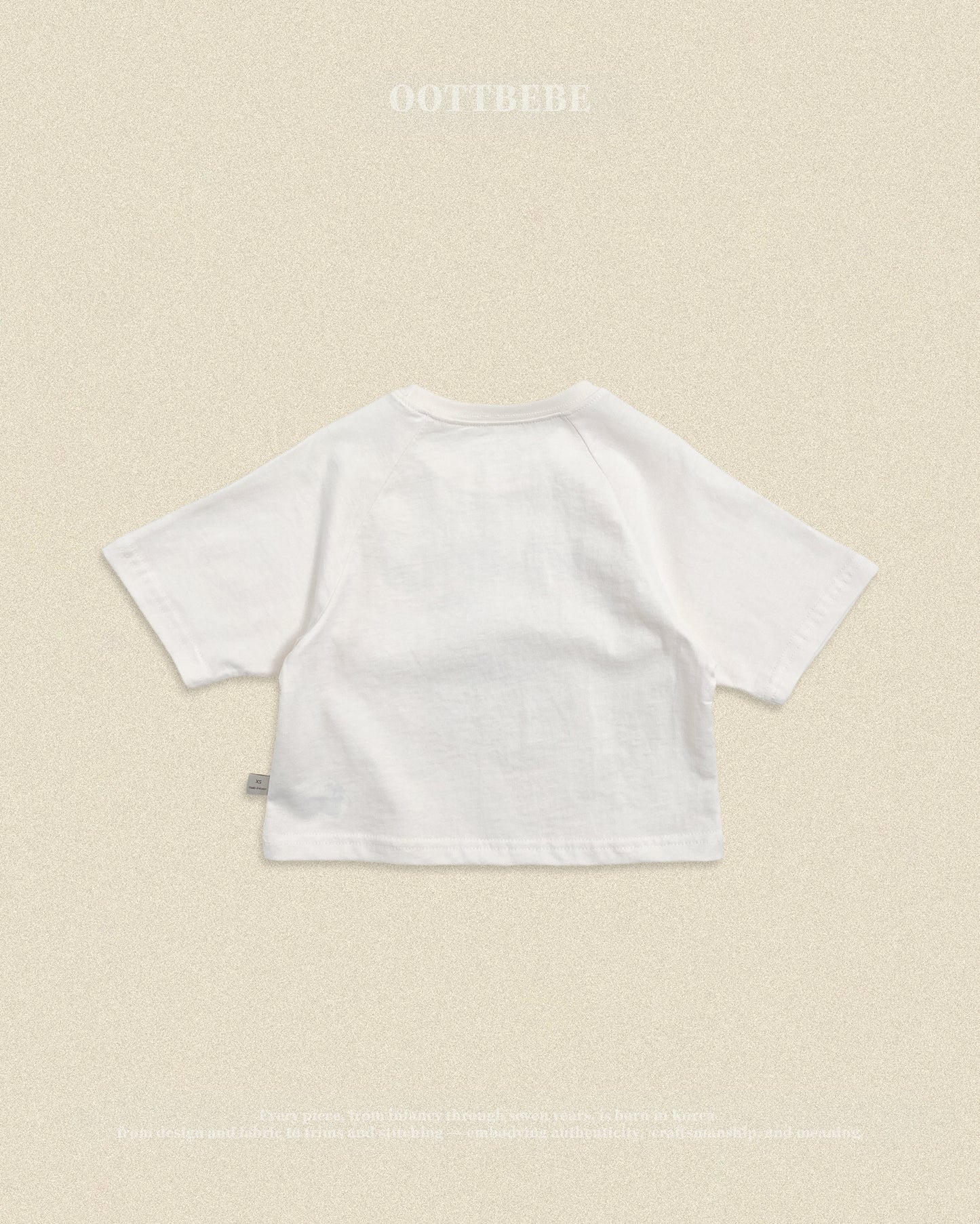 (Pre-order) OOTTBEBE Fall - Bbang Bear Raglan Tee - 빵나그랑티셔츠 (2 Colors)