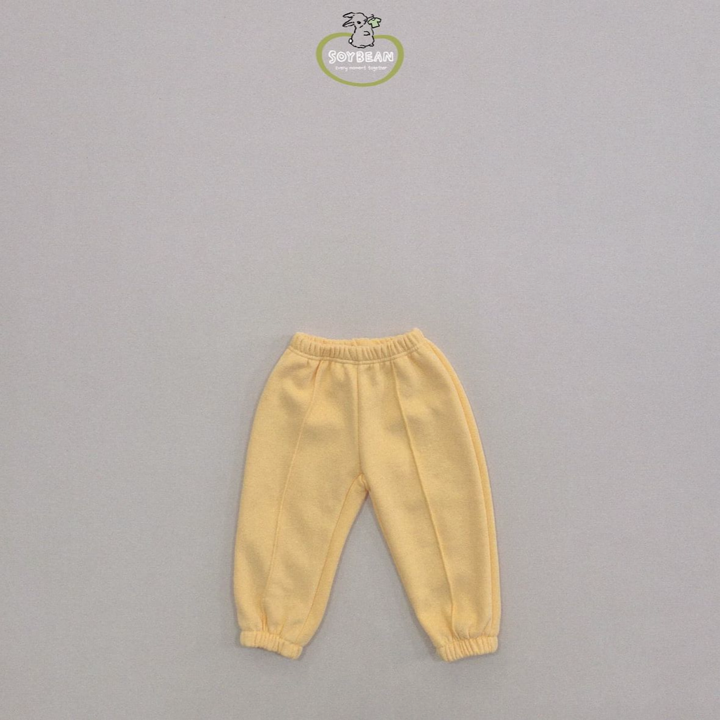 (Pre-order) Soybean Kids - Fleece-Lined Pintuck Jogger Pants 양기모핀턱조거팬츠 (7 Colors)