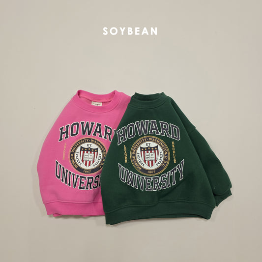 (Pre-order) Soybean Kids Winter - Howard Fleece-Lined Sweatshirt 하워드양기모맨투맨 (2 Colors)