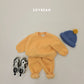 (Pre-order) Soybean Kids Winter - Junior Soybean Kids Winter - Junior Fleece-Lined Lollipop Top & Bottom Set 주니어 양기모롤리팝상하복 (16 Colors)