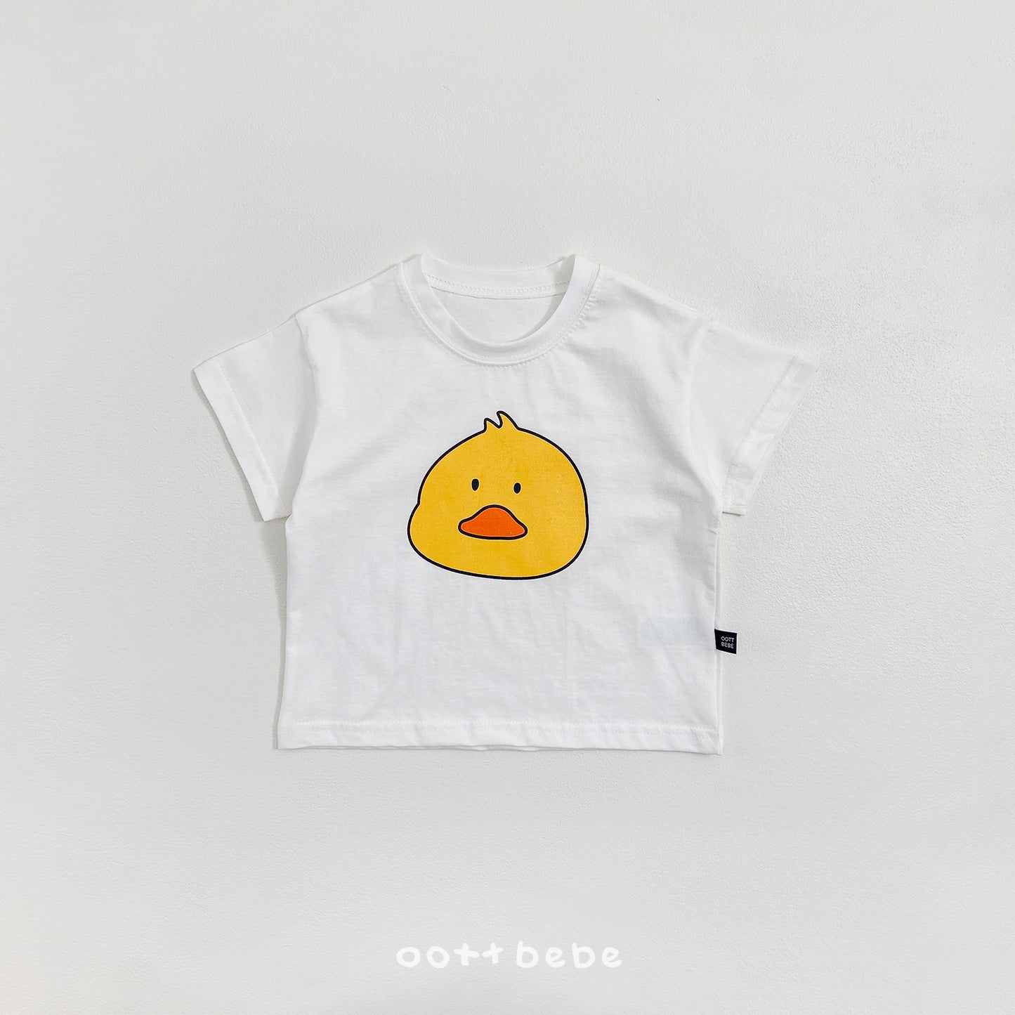 (Pre-order) OOTTBEBE Summer - Happy Friends T-shirt 해피프렌즈티셔츠 (4 Colors)