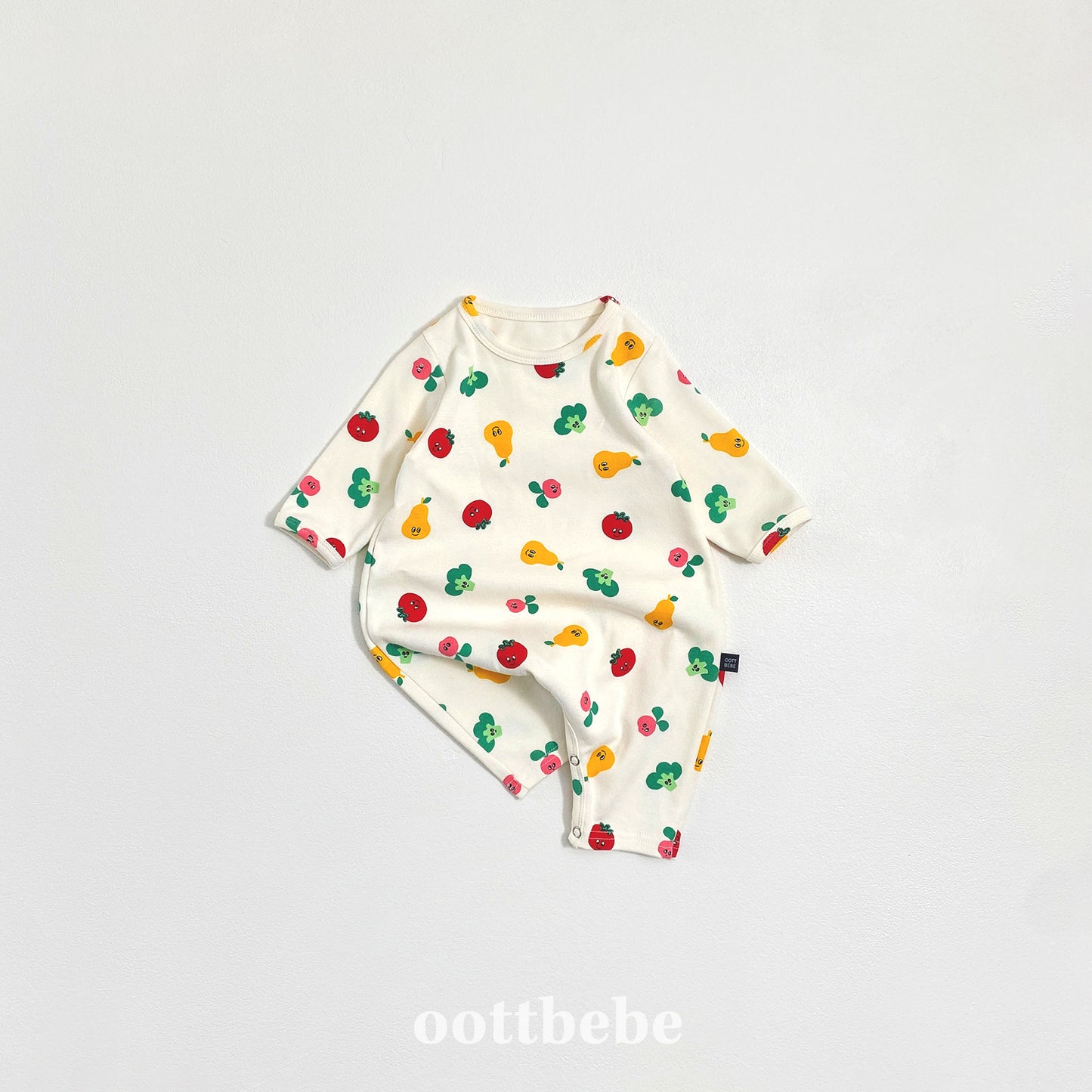 (Pre-order) OOTTBEBE Winter - 	Yum Yum Friends Full Bodysuit 얌얌친구전신슈트 (3 Colors)