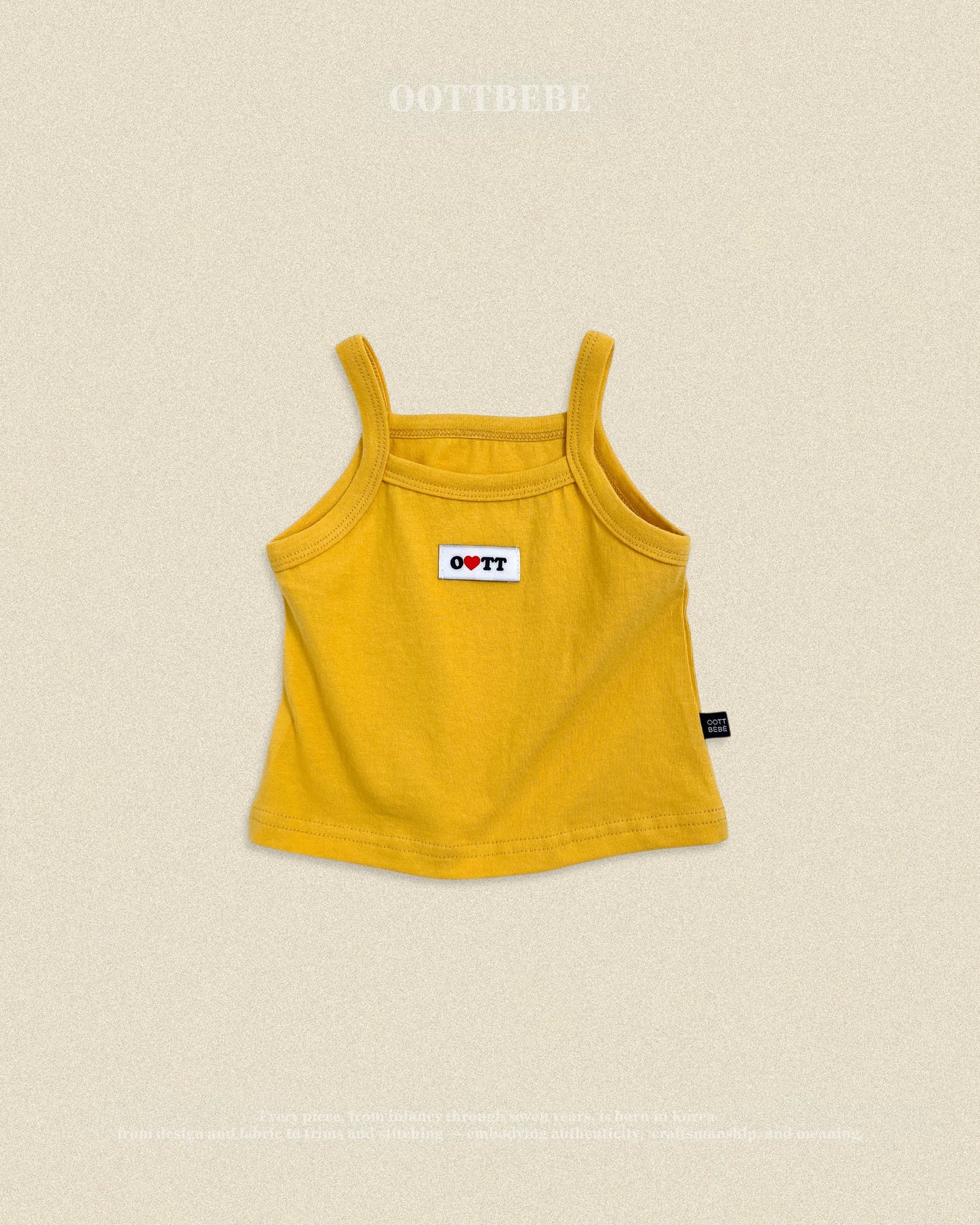 (Pre-order) OOTTBEBE Fall - Jelly Layering Tank Top - 젤리레이어드티 (4 Colors)