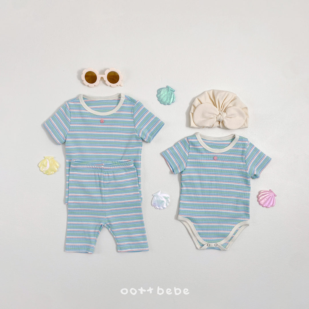 (Pre-order) OOTTBEBE Summer -  Jelly Pop Bodysuit 젤리팝슈트 (3 Colors)