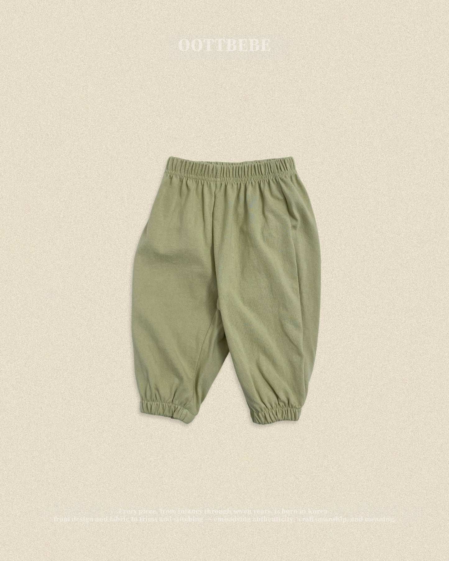 (Pre-order) OOTTBEBE Fall - Jelly Mix Balloon Jogger Pants - 젤리믹스고쟁이팬츠 (4 Colors)