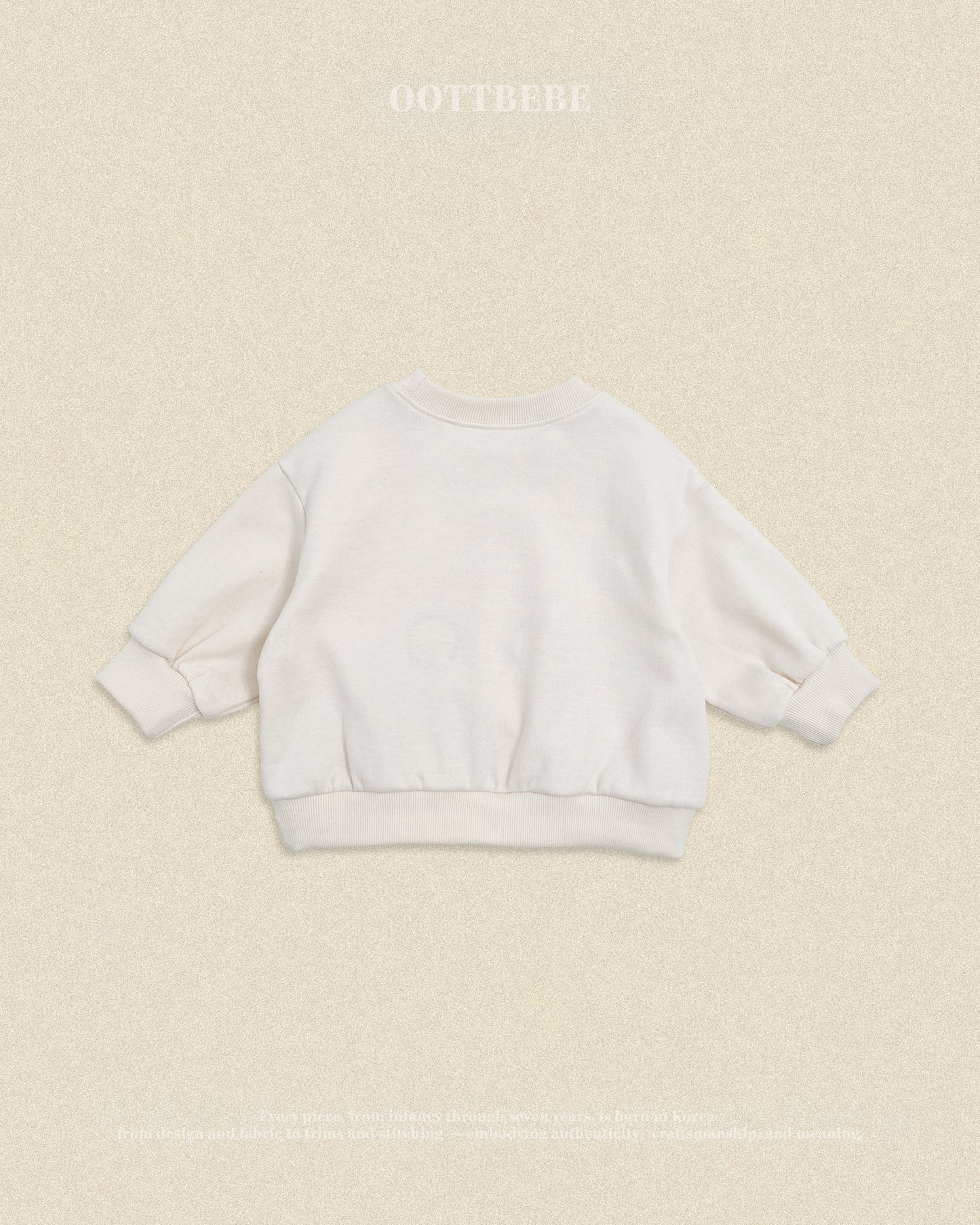 (Pre-order) OOTTBEBE Fall - Bungbung Sweatshirt - 붕붕이맨투맨 (3 Colors)