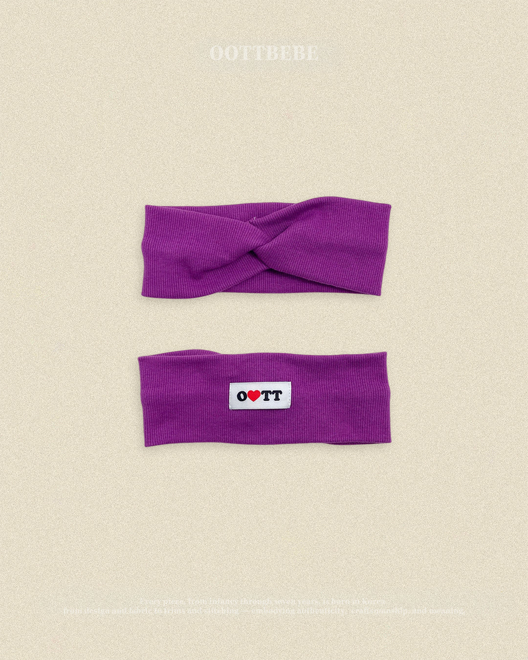 (Pre-order) OOTTBEBE Fall - Jelly Twist Headband - 젤리헤어밴드 (10 Colors)