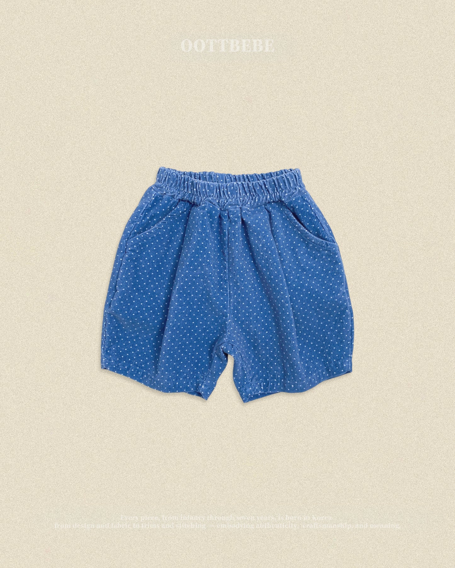 (Pre-order) OOTTBEBE Fall - Petite Dot Pumpkin Shorts - 쁘띠도트팬츠 (3 Colors)