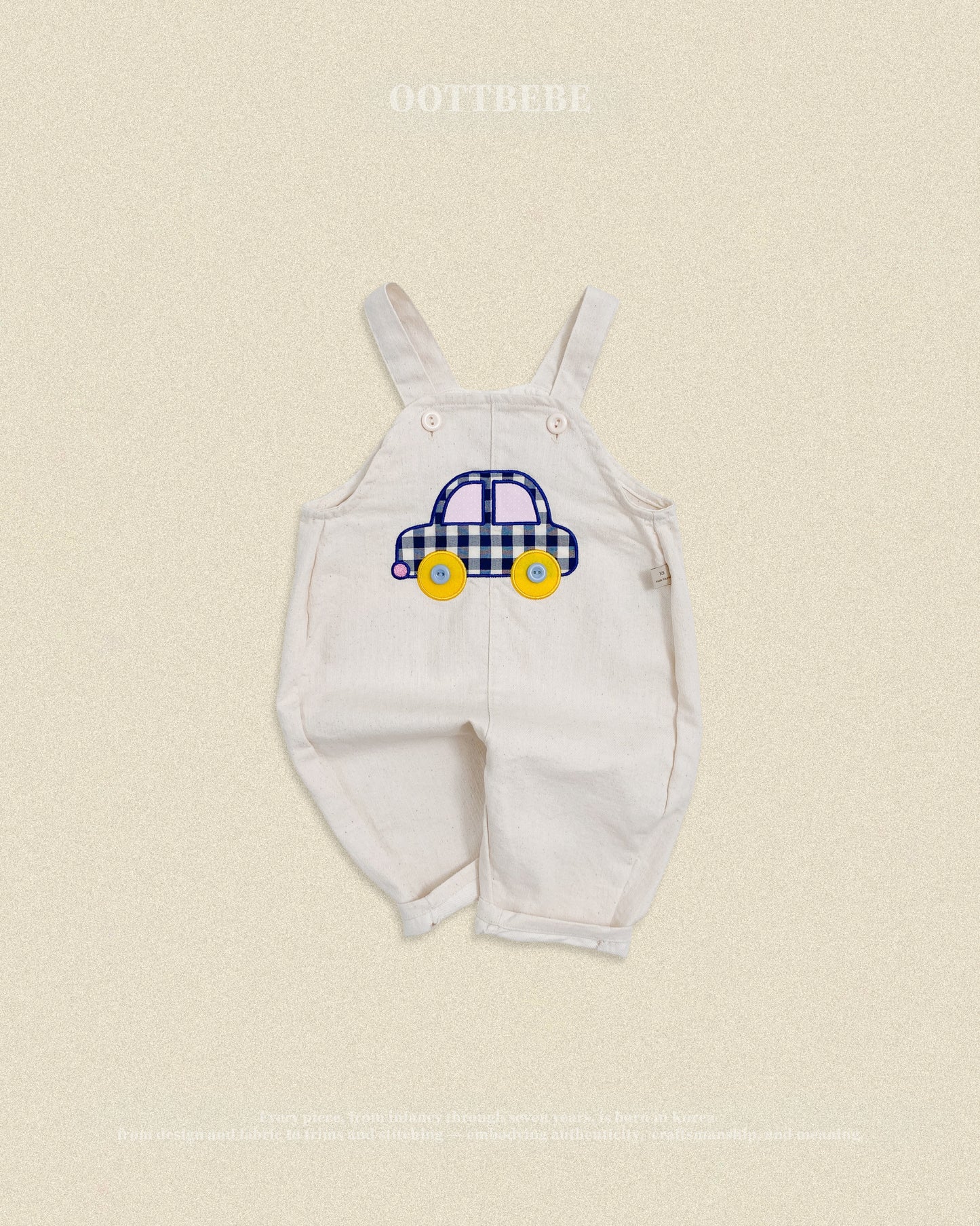 (Pre-order) OOTTBEBE Fall - Bungbung Denim Overalls - 붕붕이데님오버롤 (3 Colors)