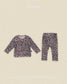(Pre-order) OOTTBEBE Fall - Little Leopard Pajama Set 리틀호피실내복 (2 Colors)