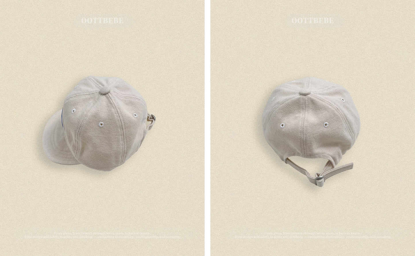 (Pre-order) OOTTBEBE Fall - Kids Swing Ball Cap - 스윙볼캡 (5 Colors)
