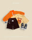 (Pre-order) OOTTBEBE Fall - Bbang Bear Raglan Tee - 빵나그랑티셔츠 (2 Colors)