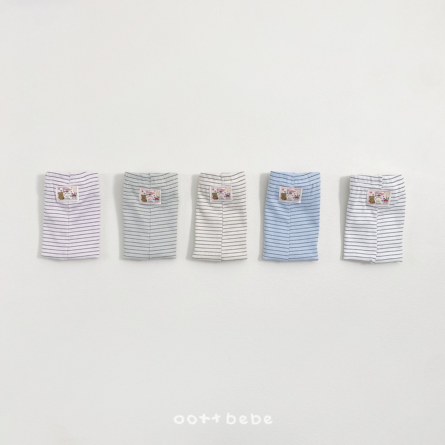 (Pre-order) OOTTBEBE Summer - Sherbet Leggings (Kids) 샤베트5부레깅스 (5 Colors)