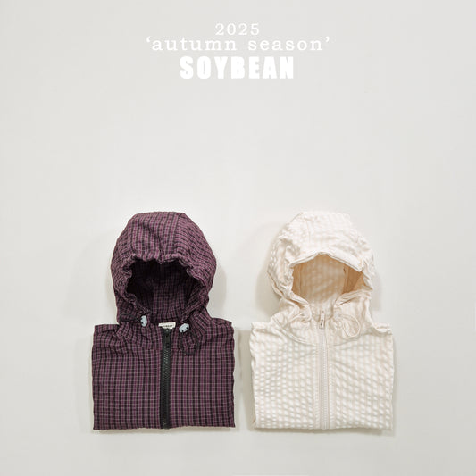 (Pre-order) Soybean Kids - Wind Plaid Jacket 윈드플래드자켓 (2 Colors)