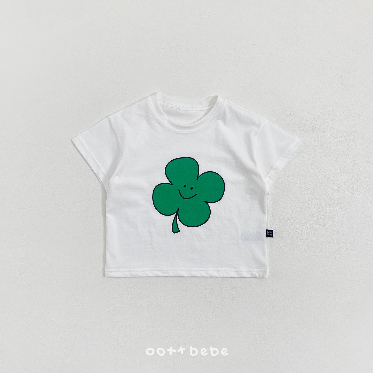 (Pre-order) OOTTBEBE Summer - Happy Friends T-shirt 해피프렌즈티셔츠 (4 Colors)