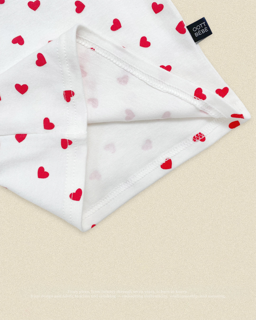 (Pre-order) OOTTBEBE Fall - Petite Heart Pajama Set 쁘띠하트실내복 (2 Colors)