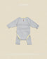 (Pre-order) OOTTBEBE Fall - Sweet Stripe Romper & Leggings Set 바닐라라떼슈트세트 (3 Colors)