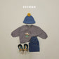 (Pre-order) Soybean Kids Winter - Honey Bear Fleece-Lined Sweatshirt 허니베어양기모맨투맨 (2 Colors)
