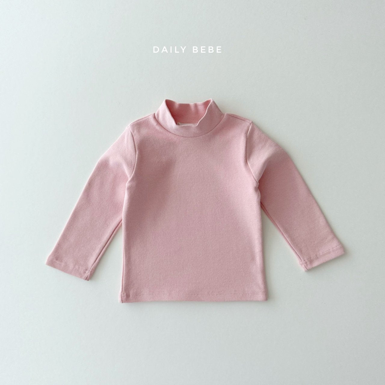 (Pre-order) Daily Bebe - Kids’ Mock-Neck Duo Shirts 1+1 반목티 (3 Colors)