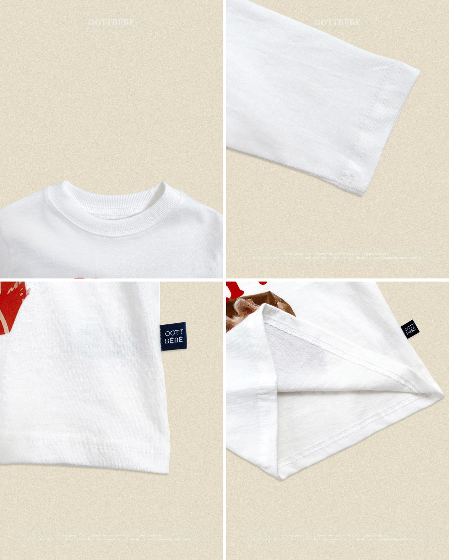 (Pre-order) OOTTBEBE Fall - Puppy Series Tee 퍼피시리즈티셔츠 (3 Colors)