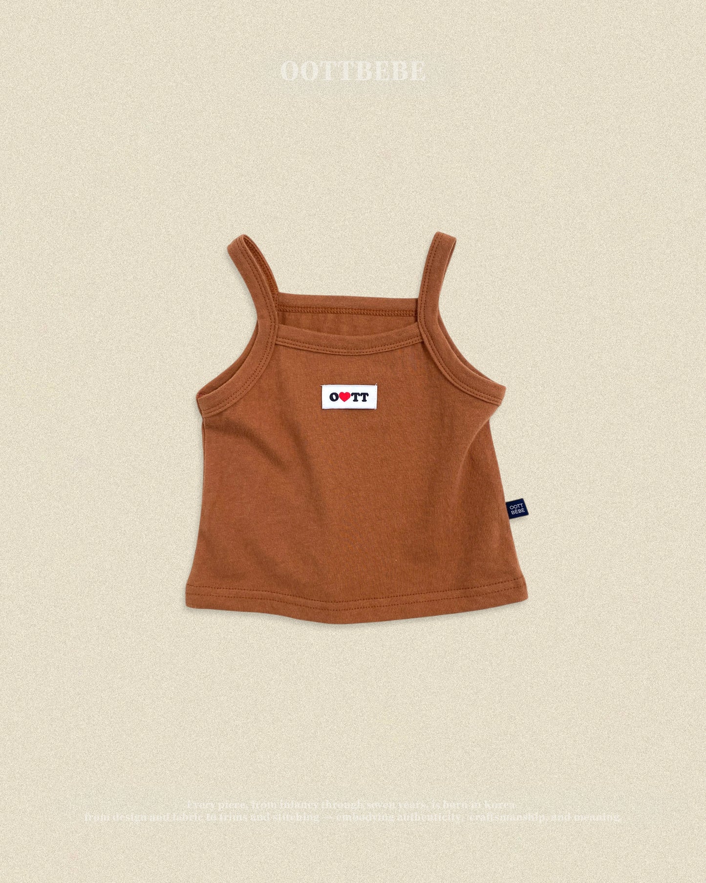 (Pre-order) OOTTBEBE Fall - Jelly Layering Tank Top - 젤리레이어드티 (4 Colors)