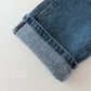 (Pre-order) Daily Bebe Winter - Kids' Fleece-Lined Denim Pants 기모 데님팬츠 (2 Colors)