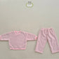 (Pre-order) Soybean Kids - Super Fleece Wide Top & Bottom Set 슈퍼플리스와이드상하복 (4 Colors)