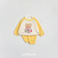 (Pre-order) OOTTBEBE Winter - Watercolor Bear Top & Bottom Set 페인팅오띠상하복 (2 Colors)