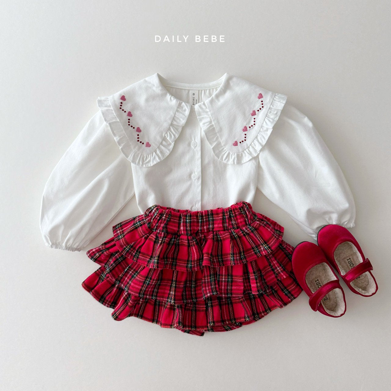 (Pre-order) Daily Bebe - Kids’ Ruffle Skirt 캉캉치마 (3 Colors)