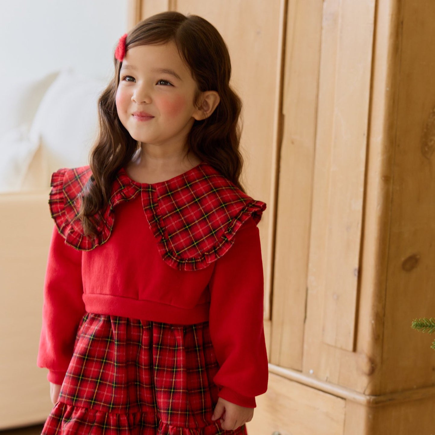 (Pre-order) Daily Bebe - Kids’ Merry Christmas Sweatshirt Dress 메리맨투맨원피스