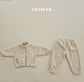 (Pre-order) Soybean Kids Winter - Super Fleece Zip-Up Top & Bottom Set 슈퍼플리스집업상하 (4 Colors)