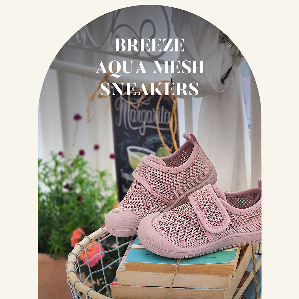 (Pre-order) KoongsKoongs Kids’ Breeze Aqua Mesh Sneakers (2 Colors)