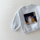 (Pre-order) Daily Bebe Winter - Kids' Santa Kitty Graphic Sweatshirt 산타냥이 맨투맨