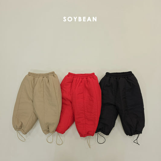 (Pre-order) Soybean Kids Winter - Soft Padded Fleece-Lined Pants 소프트패딩팬츠 (3 Colors)