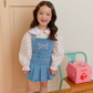 (Pre-order) Daily Bebe - Kids’ Spring Collar Blouse 봄 카라블랑 (2 Colors)