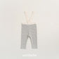 (Pre-order) OOTTBEBE Winter - (Bebe) Suspender Stripe Leggings 윈터멜빵레깅스 (3 Colors)