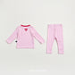 (Pre-order) OOTTBEBE Spring - Modal Heart Pajama Set 모달하트실내복 (4 Colors)