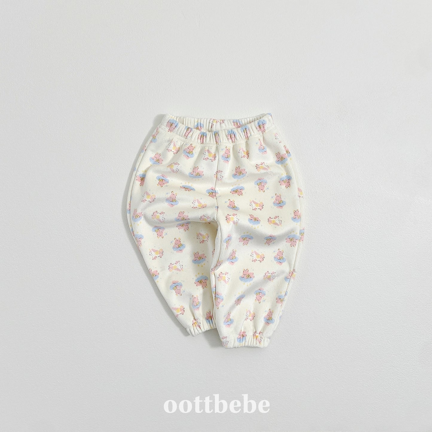 (Pre-order) OOTTBEBE Winter - Animal Forest Cozy Pants 동물의숲고쟁이팬츠 (4 Colors)