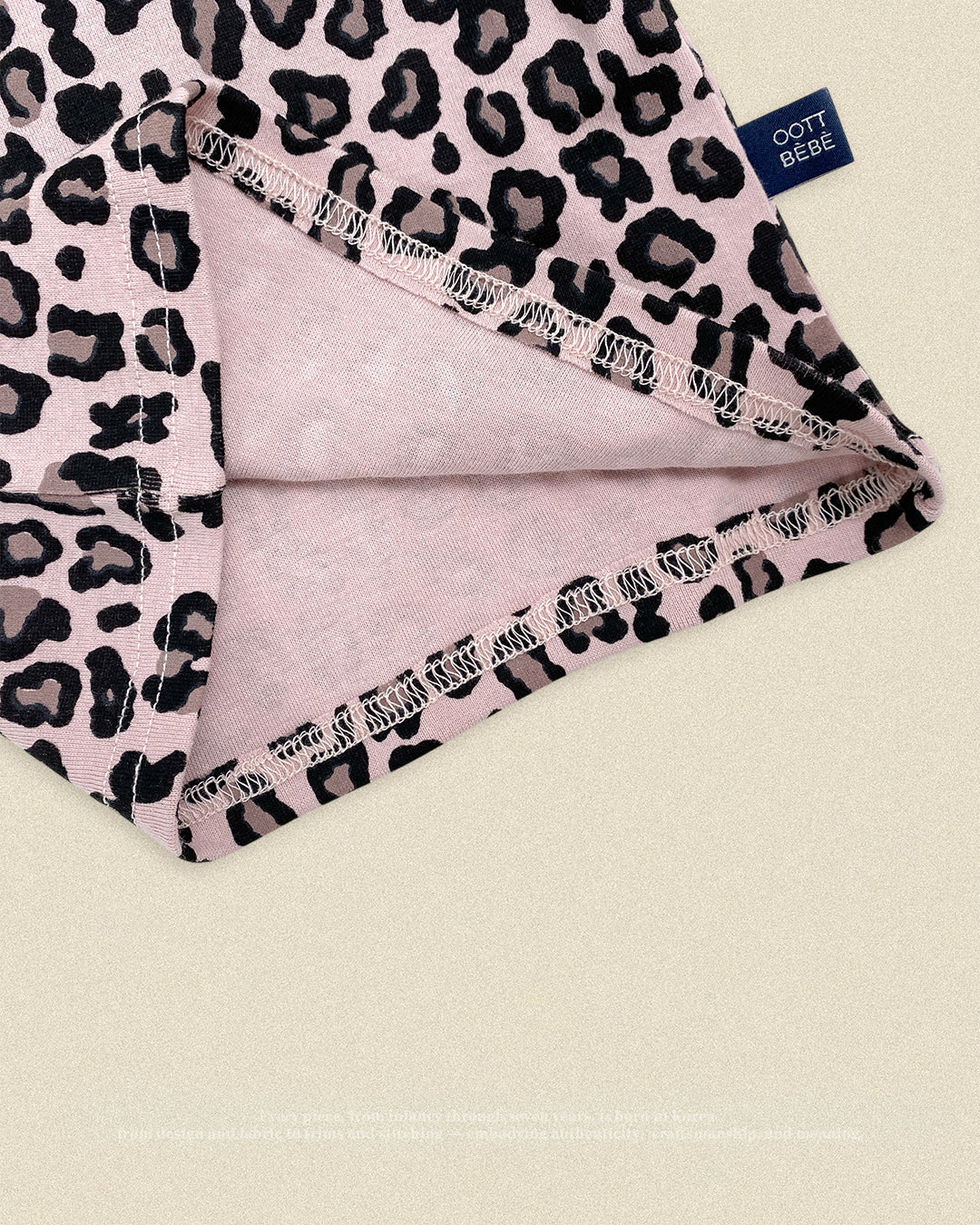 (Pre-order) OOTTBEBE Fall - Little Leopard Pajama Set 리틀호피실내복 (2 Colors)