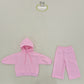 (Pre-order) Soybean Kids - Hoodie Wide Top & Bottom Set 후드와이드상하복 (5 Colors)