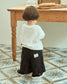 (Pre-order) OOTTBEBE - LOVE Denim Pants (6/10 Length) LOVE청팬츠(6부) (2 Colors)