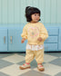 (Pre-order) OOTTBEBE Fall - Cutie Rabbit Top & Bottom Set - 큐티레빗상하복 (2 Colors)