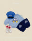 (Pre-order) OOTTBEBE Fall - Bungbung Sweatshirt - 붕붕이맨투맨 (3 Colors)
