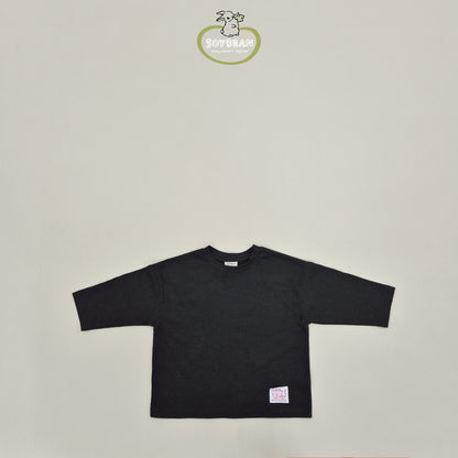 (Pre-order) Soybean Kids - Rabbit Label Layered Tee 레빗라벨레이어드티 (3 Colors)