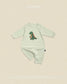 (Pre-order) OOTTBEBE Fall - Robot Dino Romper & Leggings Set 로봇공룡슈트세트 (5 Colors)